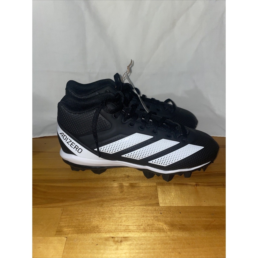 adidas Adizero Impact.2 Youth Football Cleats - Black & White - IE3996 Size 4.5 - Picture 5 of 8